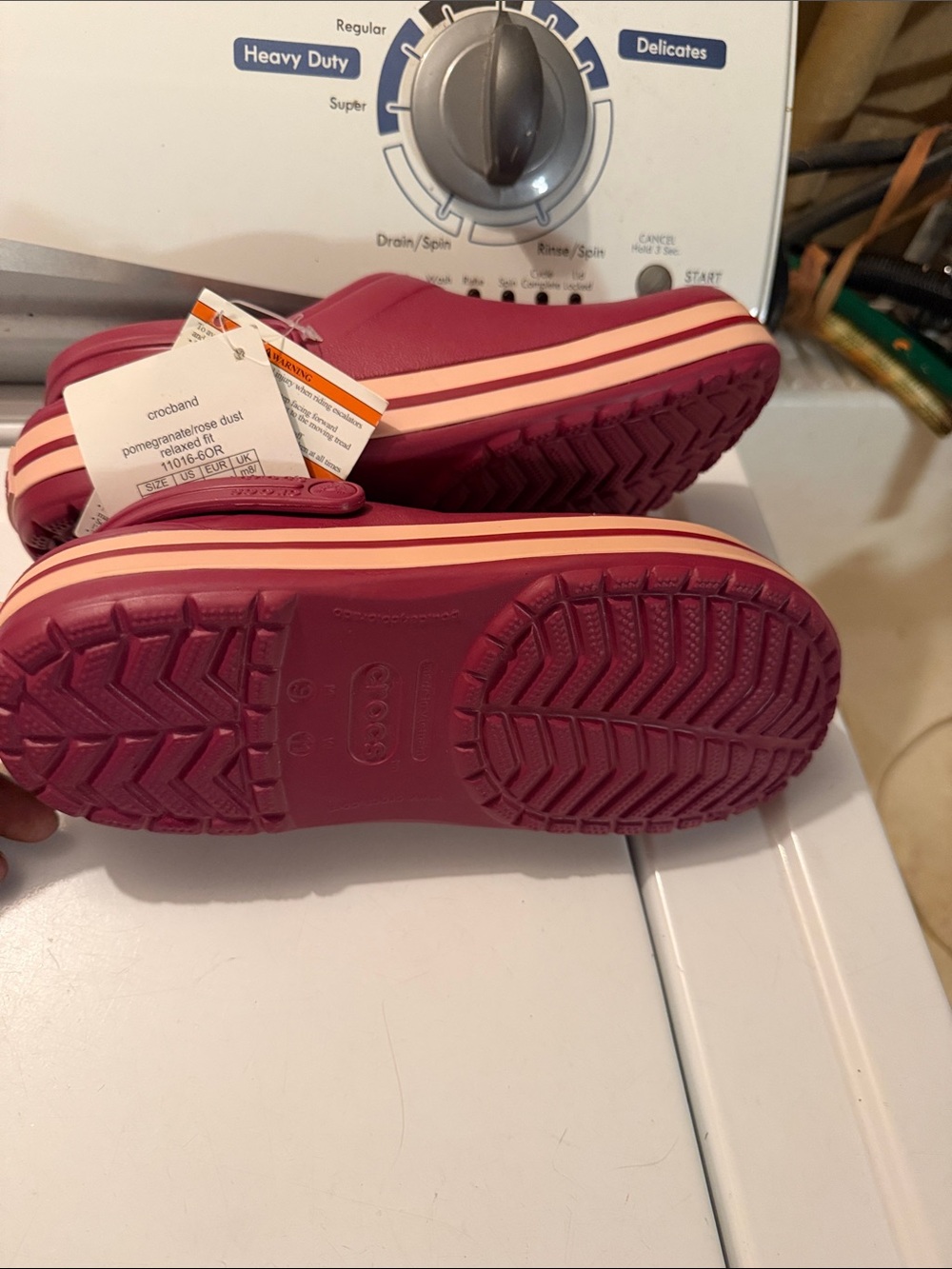 Red Crocs Comfortable Slip-On Shoe - Picture 6 of 6
